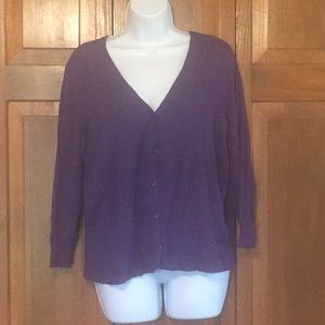 Roz & Ali Purple Cardigan